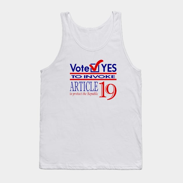 Article 19 Tank Top by Crew